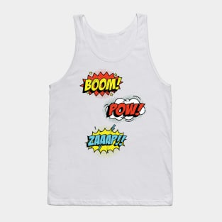 Comic Book Pow Zap Tank Top